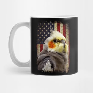 Feathered Friends Chic Cockatiel Tee for Bird Enthusiasts Everywhere Mug